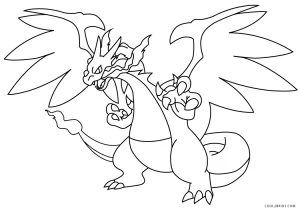 Mega Charizard X Coloring Page Elegant Mega Charizard X Coloring Page