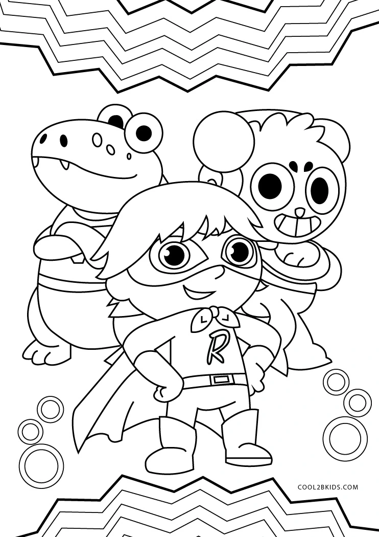 Free Printable Ryan s World Coloring Pages For Kids