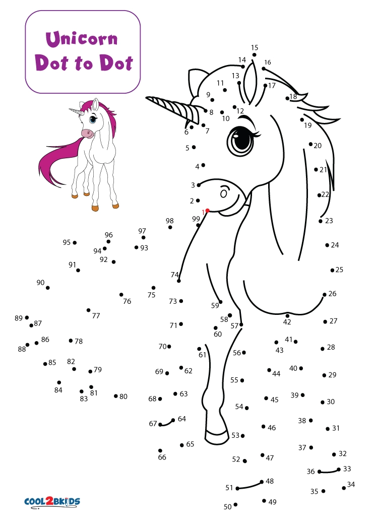 Unicorn Dot Markers Activity Book: Learning with Unicorns 47 Page