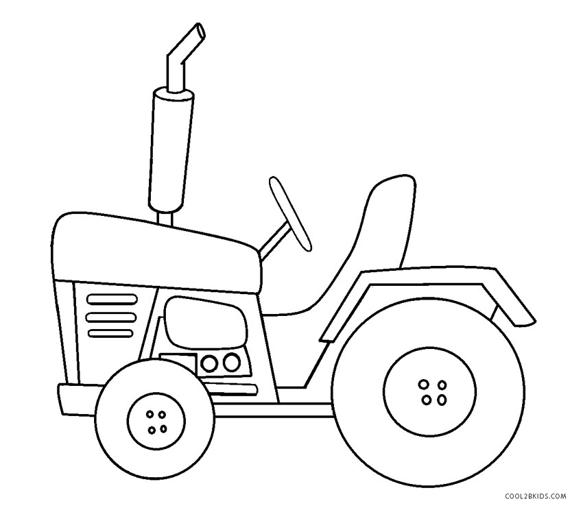Tractor Kleurplaten Gratis Voor Kinderen