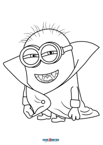 minion coloring pages halloween disney