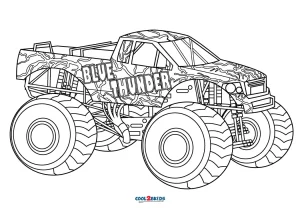 36+ Megalodon Monster Truck Coloring Pages - AngelinaDevyn