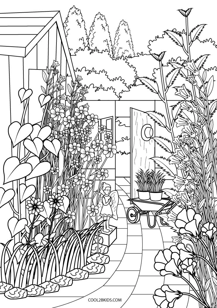 MINI ROULEAU DE COLORIAGE - JARDIN DE FLEURS - La Petite Penderie