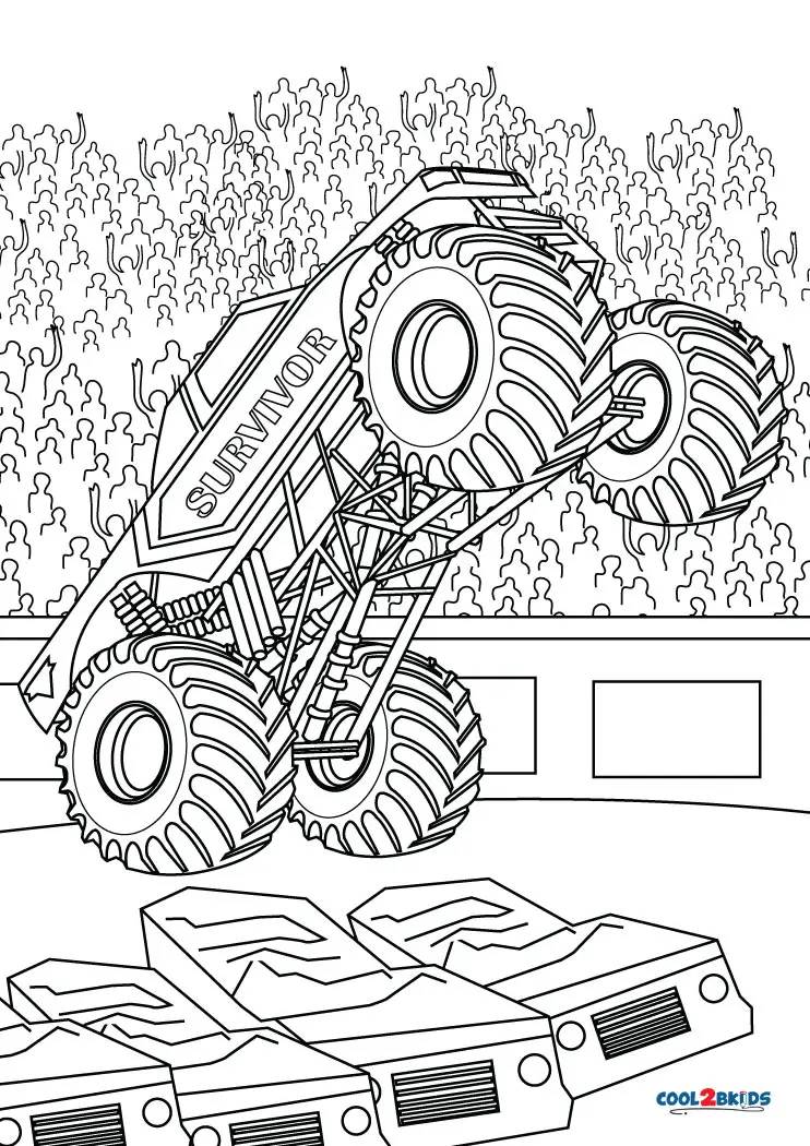 Coloring pageT-MAXXHA!  Monster truck coloring pages, Truck coloring  pages, Cars coloring pages