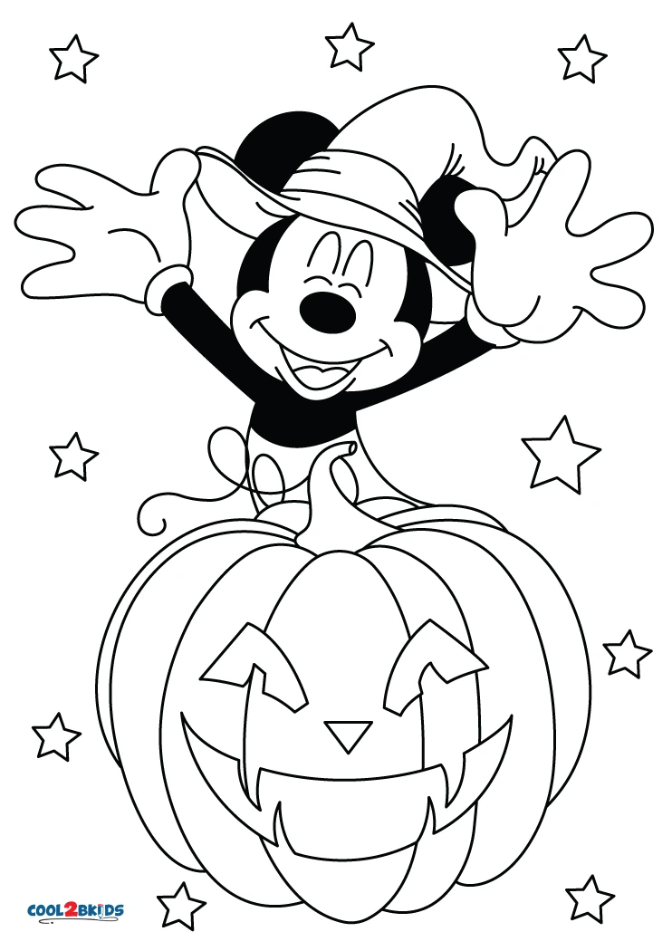 Mickey Free Halloween Disneya721 Coloring Page Printable Porn Sex Picture