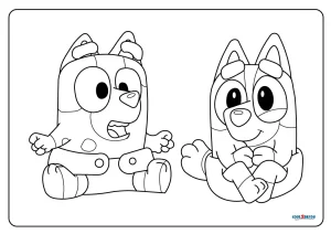 Bluey Coloring Page - Coloring for Kids