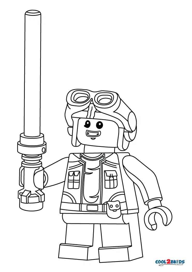 Free Printable Lego Star Coloring Pages For Kids