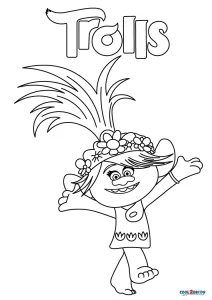 Free Trolls Coloring Pages Trolls Coloring Sheets Pdf Pages Ba Poppy  Dreamworks Printable - entitlementtrap.com