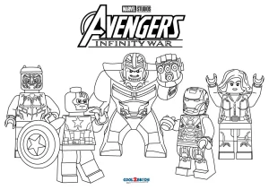 Drawing LEGO Avengers: Infinity War