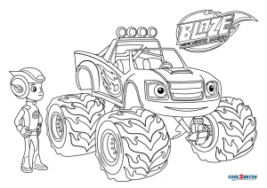 Blaze and the Monster Machines Coloring Pages - Best Coloring Pages For Kids