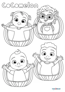 Cocomelon Coloring Pages – ColoringPagesKC