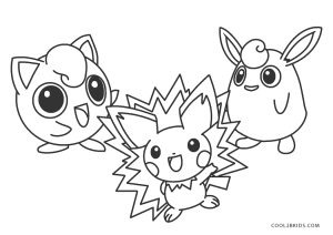 Desenhos do Pokemon para colorir