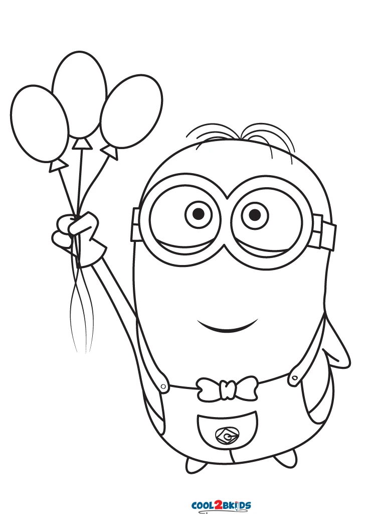 Dibujos para colorear gratis de Los Minions - Los Minions