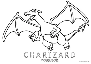 Desenhos de Charizard Para Colorir - Páginas Para Impressão Grátis
