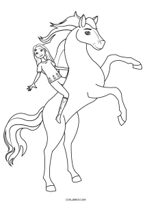 Como desenhar o Cavalo Spirit realista - O Indomável 