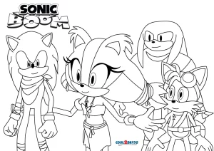 Desenhos e Imagens Amy Rose para Colorir e Imprimir Grátis para