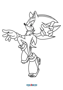 Desenhos de Shadow The Hedgehog Para Colorir - Páginas Para Impressão Grátis