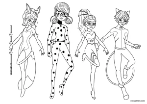 Miraculous Ladybug Megadesenhos para Colorir