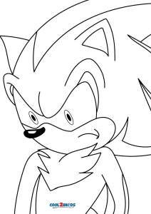 55+ Desenhos do Shadow Sonic para Imprimir e Colorir/Pintar