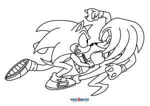 Como desenhar e pintar Knuckles do Sonic 