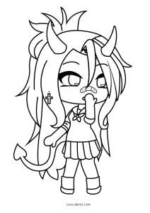 Desenhos para colorir de Angel Gacha Life - Desenhos para colorir gratuitos  para impressão