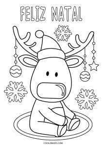 Desenho Para Colorir Feliz Natal - Imagens Grátis Para Imprimir - img 28185