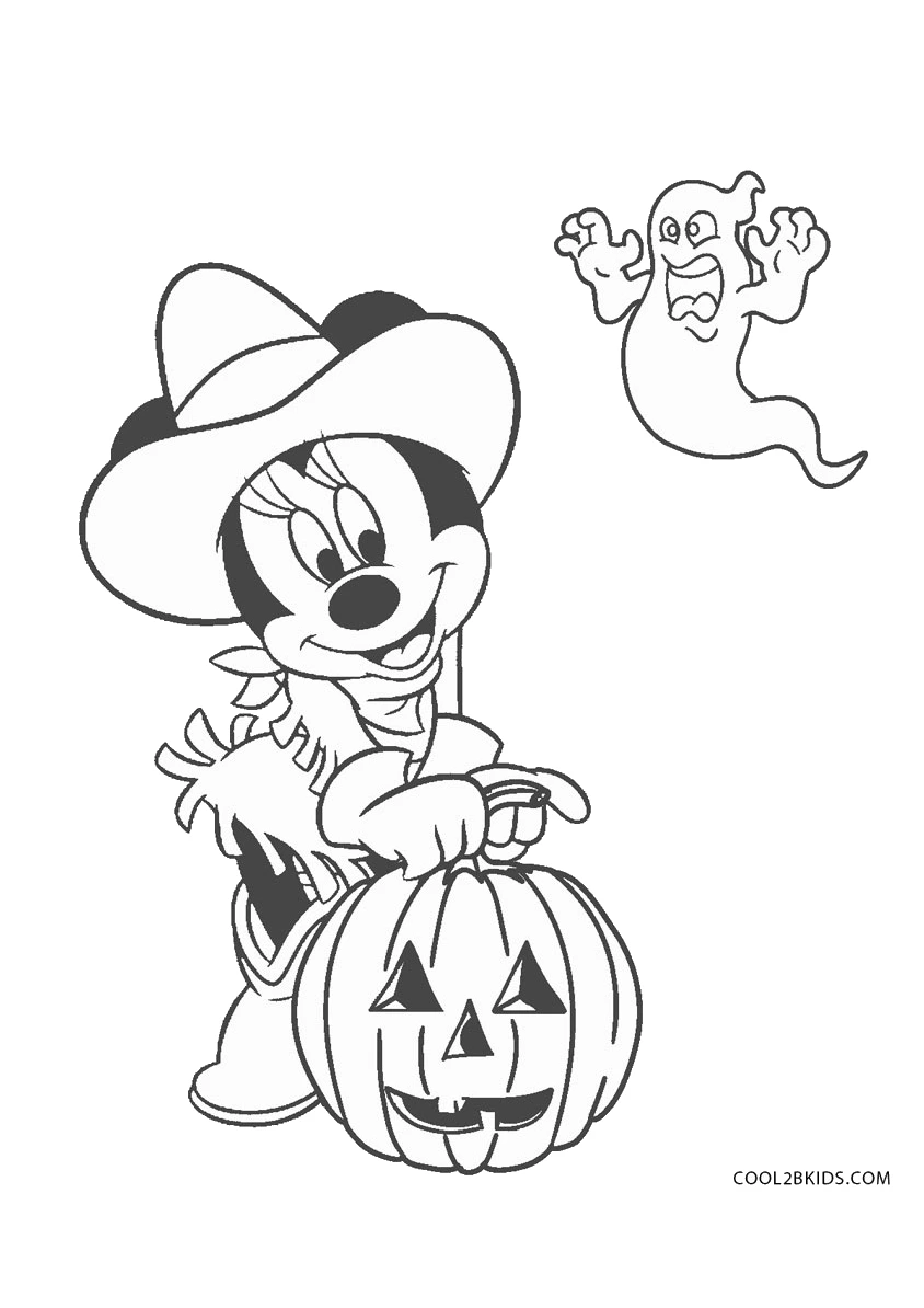 Pintar Desenho de Halloween do Mickey Mouse Disney