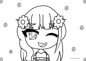 Dibujos de gacha life para pintar