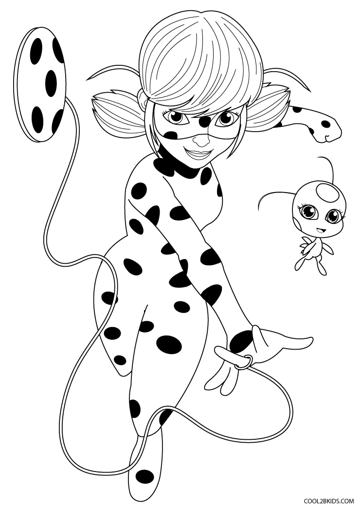 Miraculous Ladybug: Desenhos para Colorir