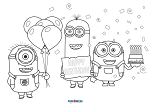 Minions para colorir: conheça nossas atividades!