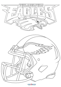 Trendy Football Helmet Coloring Pages