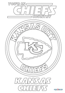 Free Printable Kansas City Chiefs Coloring Pages For Kids