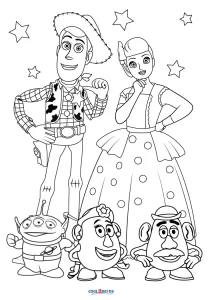 Free Printable Toy Story 4 Coloring Pages For Kids