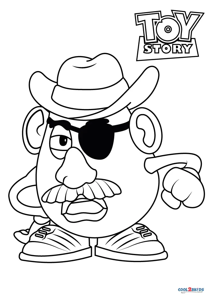 Free Printable Mr. Potato Head Coloring Pages For Kids