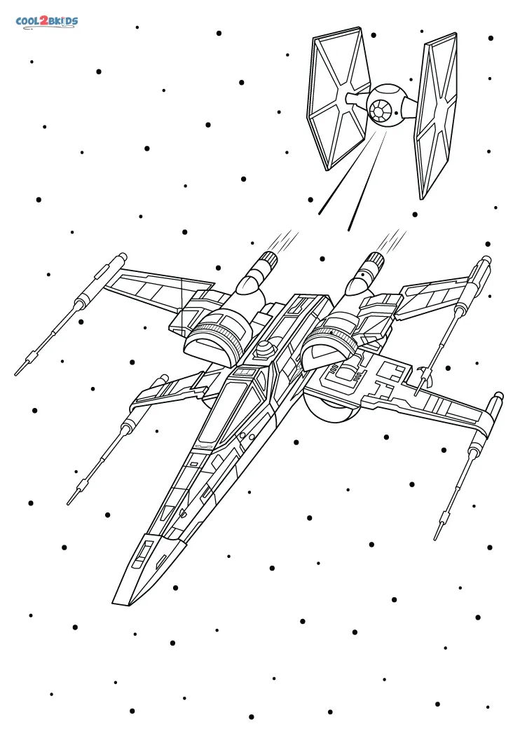 Free Printable Star Wars Ships Coloring Pages For Kids