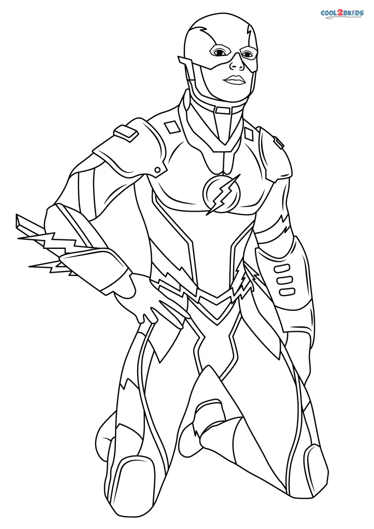 Free Printable Flash Coloring Pages For Kids