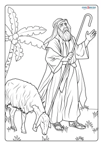 Free Printable Abraham Coloring Pages For Kids