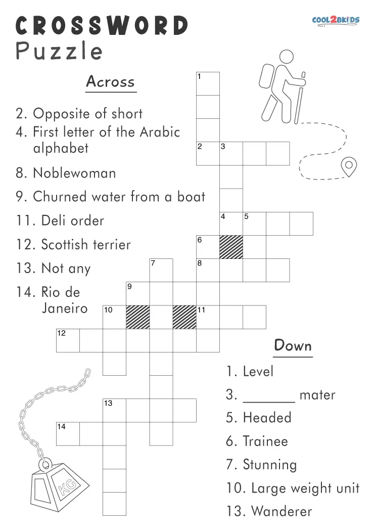Free Printable Large Print Crossword Puzzles For Seniors 41 OFF