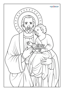 Free Printable Saint Joseph Coloring Pages For Kids